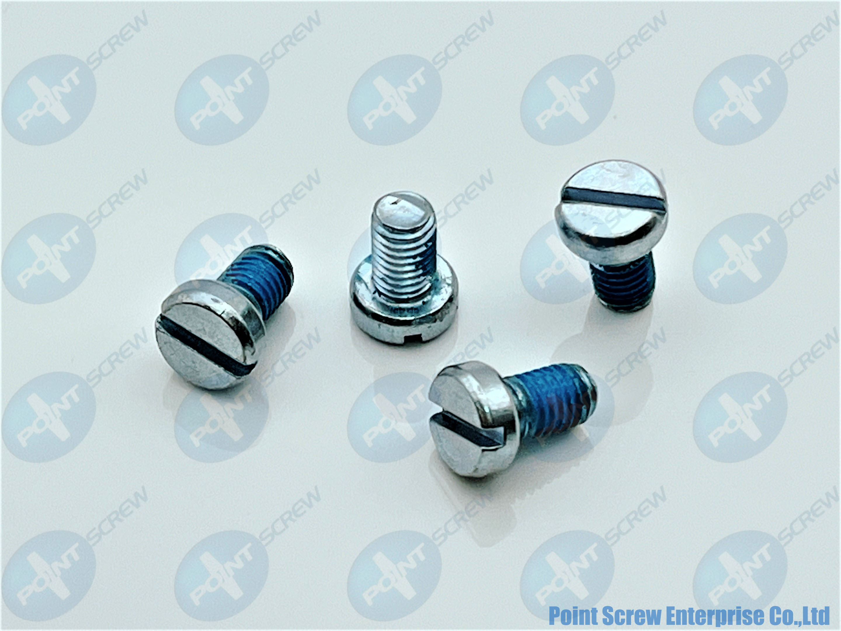 Nylok Slotted Pan Head Screw